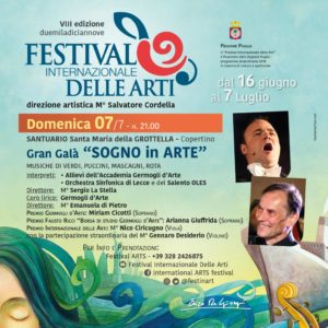Festival Internazionale delle Arti @ Santuario Santa Maria della Grottella | Copertino | Puglia | Italia