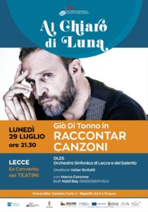 Giò Di Tonno in RACCONTAR CANZONI @ Ex Convento deiTeatini | Lecce | Puglia | Italia